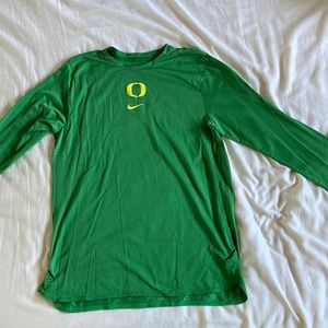 Nike Oregon Ducks Football long-sleeved shirt